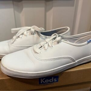 Keds Classic White Lace-Up Sneakers
